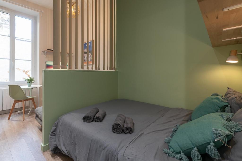 Appartement Studio Part Dieu - Cozy - Wifi Fibre à Lyon Extérieur photo